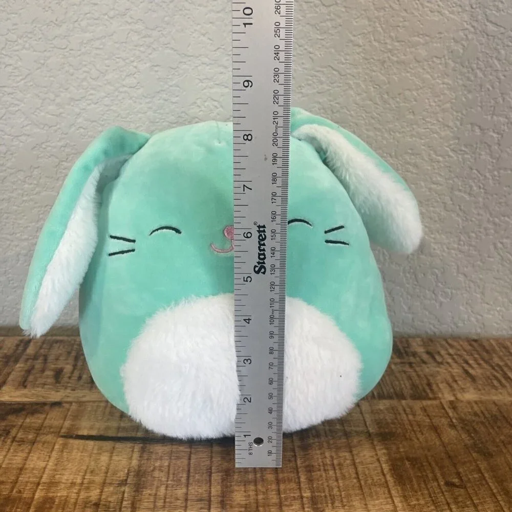 Sammy Bunny 8” SQUISHMALLOW Easter 2021 - Mint Green with Fur/fuzzy tummy